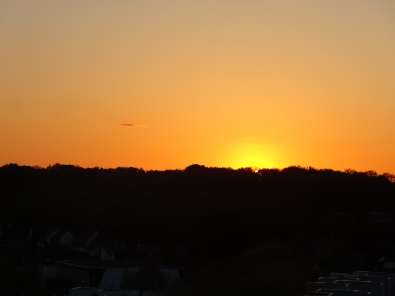 Photo couché de soleil Ploemeur (llustration du texte Au Crépuscule)