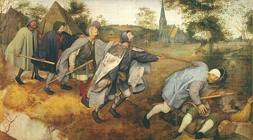 Pieter Bruegel - La parabole des aveugles (Ilustration du texte Au-delà du Mystère)