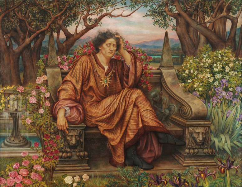 Evelyn De Morgan - Une âme en enfer  (Ilustration du texte Aux portes de l’Enfer)