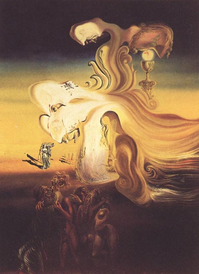 Salvator Dali - La profanation de l'hostie (Ilustration du texte Suicide névrérotique)