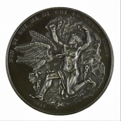 Nicolas-Guy-Antoine Brenet - Prométhée (Ilustration du texte Le trésor des Enfers)