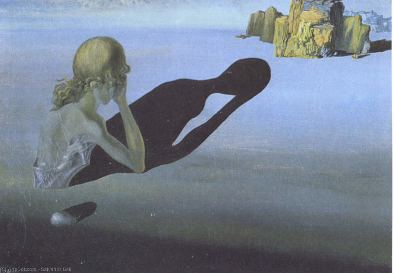Salvator Dali - Remords (Ilustration du texte Vertige)